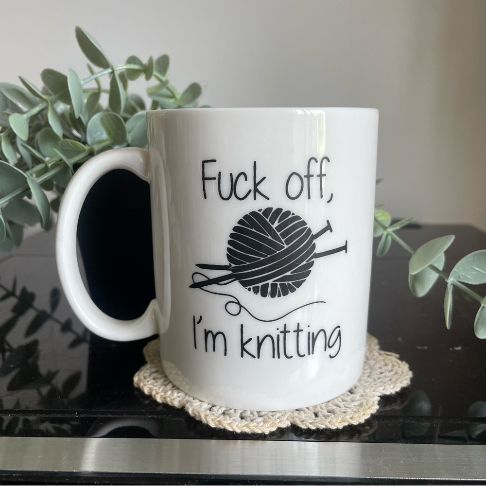 Funny Knitting Mug 🧶